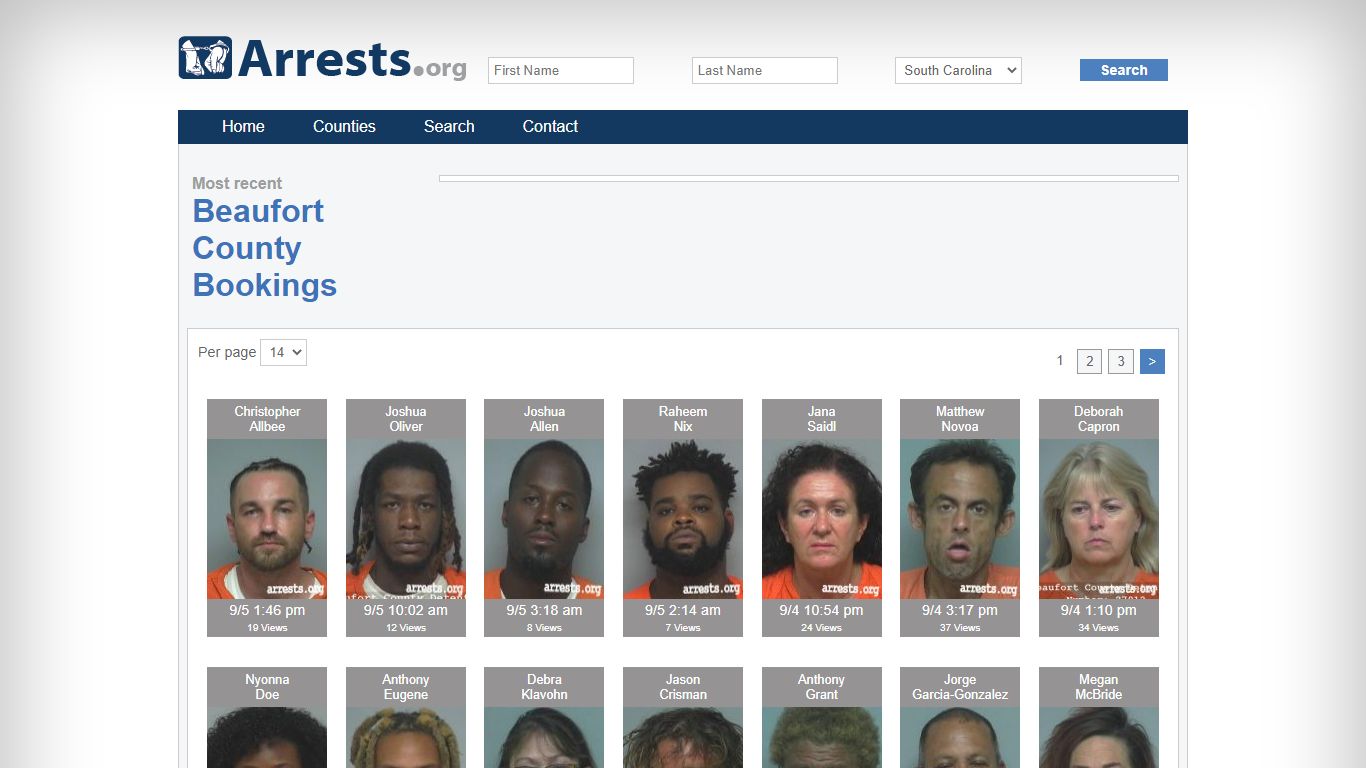 Beaufort County Arrests and Inmate Search